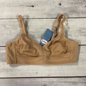 Anita Care Mastectomy Bra Womens 32B Nude Beige Wireless #5702X 722